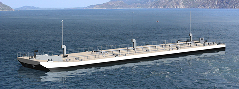 Bulk-oil barge