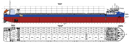 Dry-cargo ship, project RS80