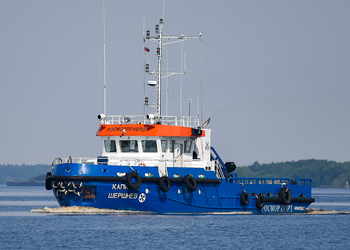 Buoy-laying vessel