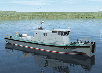 Push tug boat