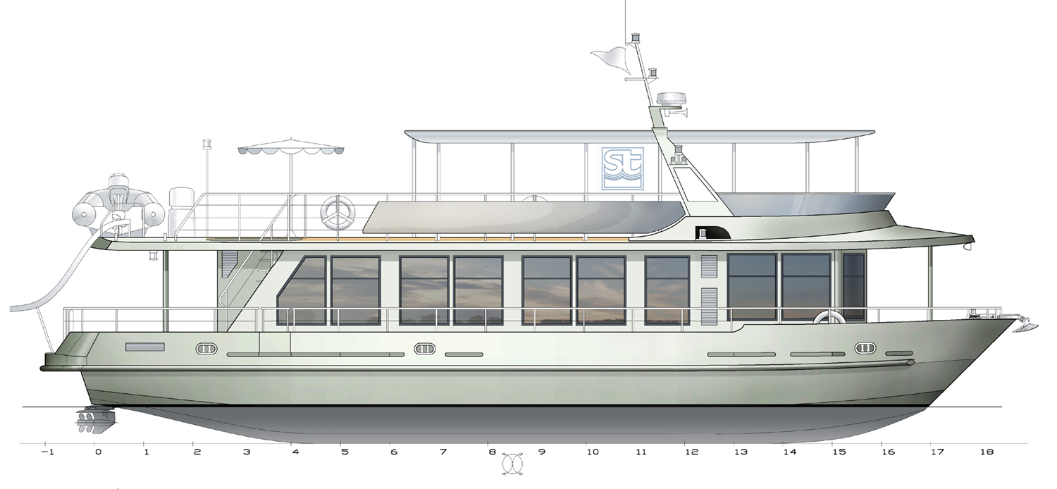 Catamaran Houseboats Plans Plans PDF Download – DIY Wooden Boat 