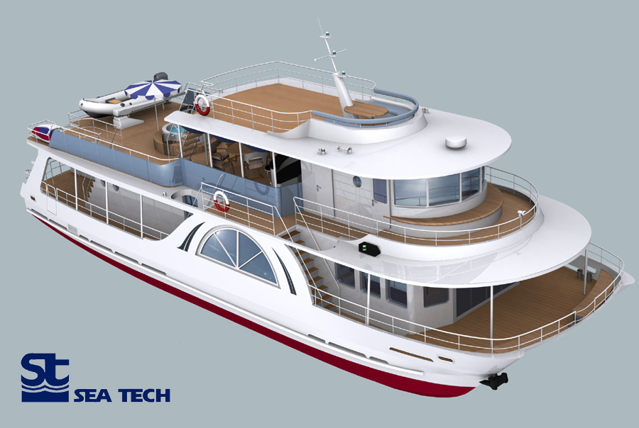 Yacht - Houseboat OTRADA. SeaTech ltd
