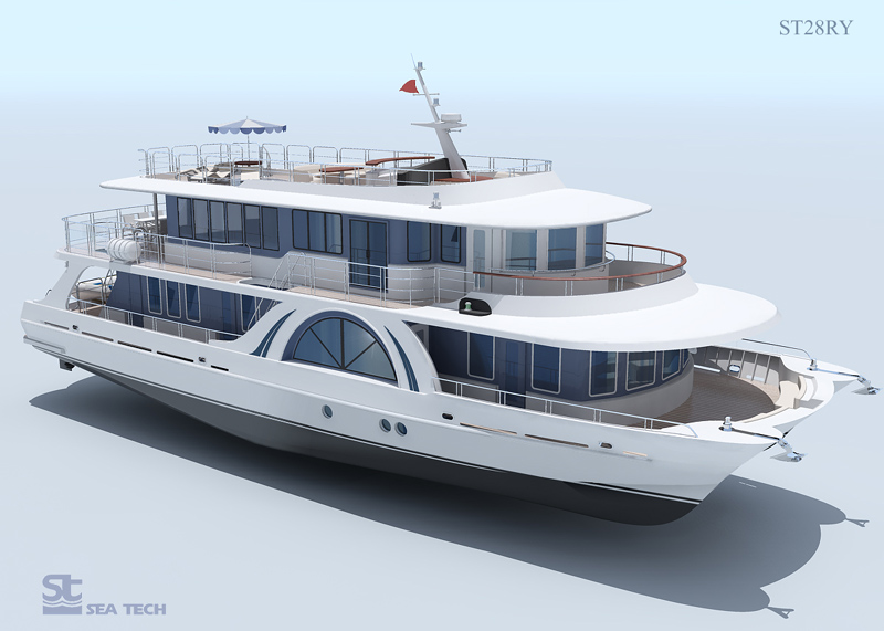 River yacht OTRADA-2. SeaTech ltd