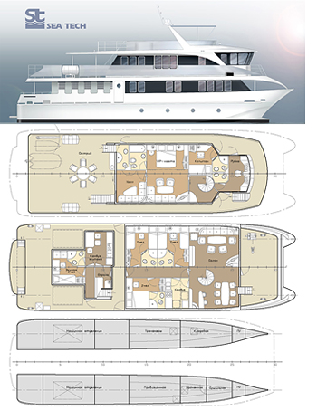 Motor yacht - Houseboat