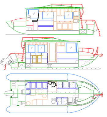 Houseboat RAZNEZH'E