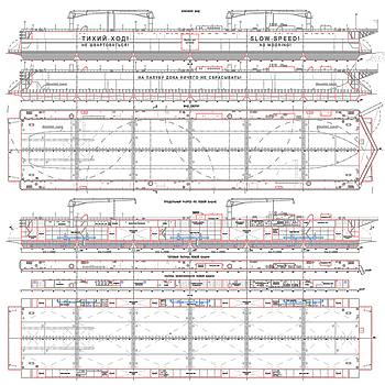 Floating dock plan