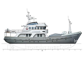 Траулерная яхта ST28М