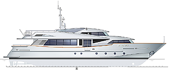 River motor yacht