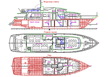 River motor yacht